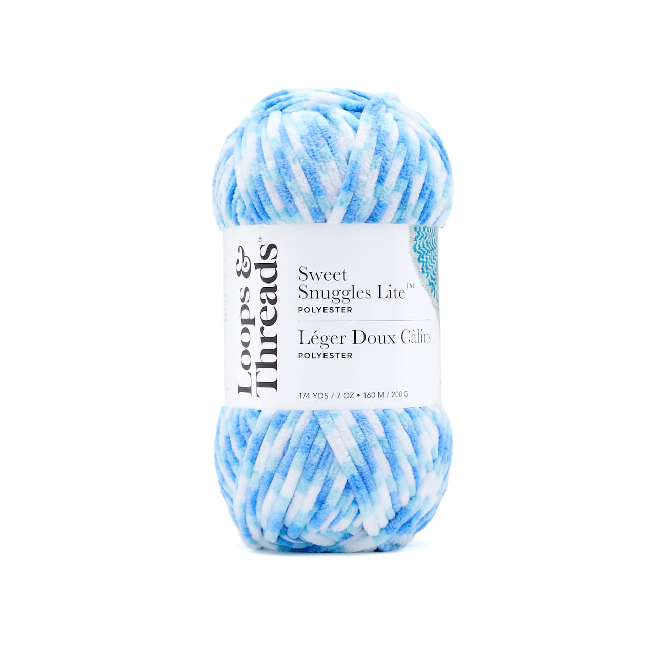 Sweet Snuggles Lite™ Variegated Striped Yarn by Loops & Threads®